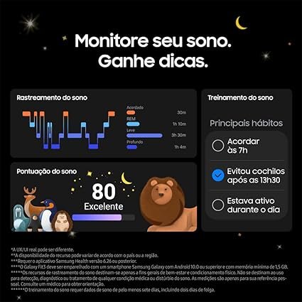 Smartwatch Samsung Galaxy Fit3 Display 1.6" Grafite